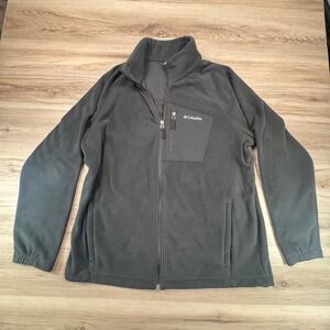 Columbia Men's Full Zip Fleece Jacket Charcoal Gray Outdoor Warm XL Gorpcore
Y2K